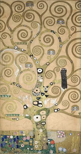 Art poster Arbre de Vie Klimt peinture celebre graffiti moderne