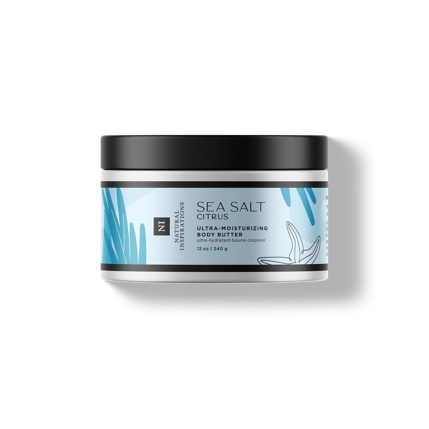 Natural Inspirations Sea Salt Citrus Ultra-Moisturizing Body Butter 12oz