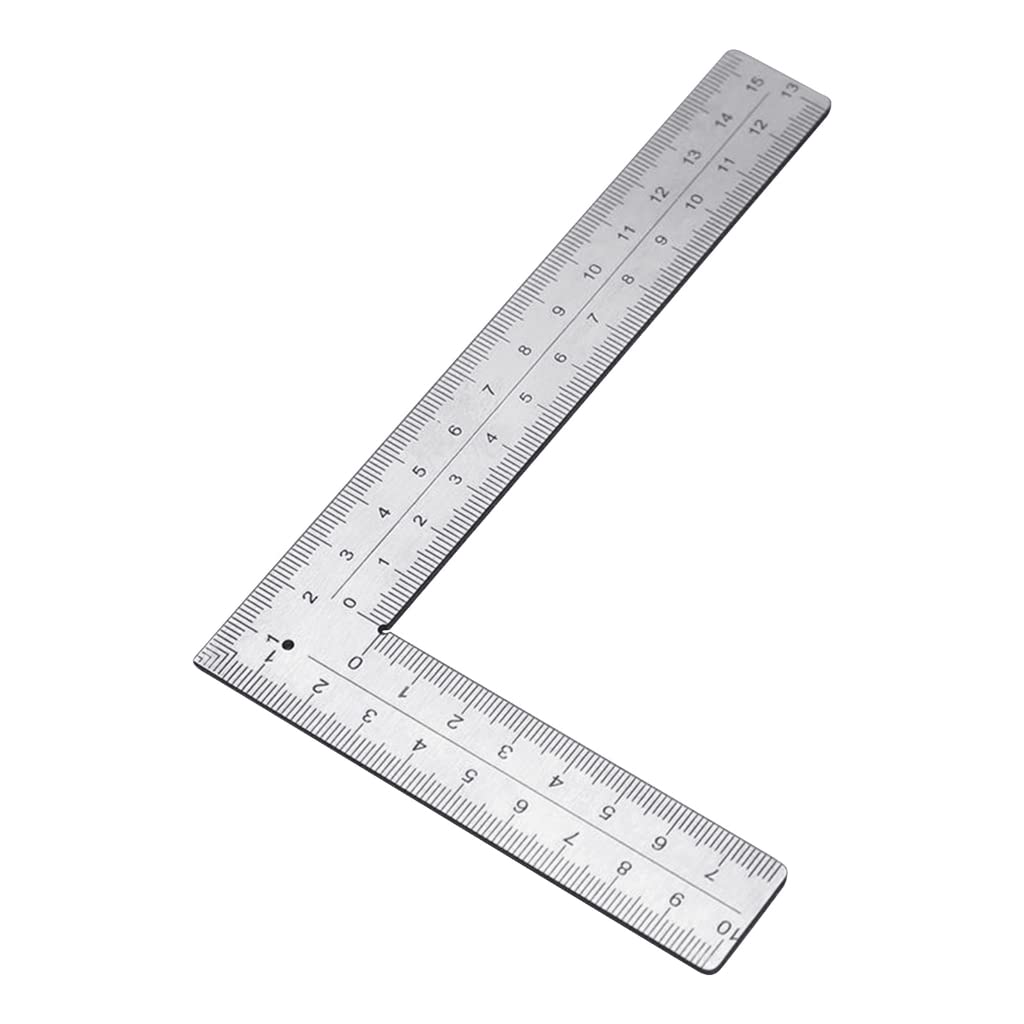 Righello del telaio migliorato L Righello ad angolo retto Strumenti per telaio L Righello sagomato Metallo Lavorazione del legno