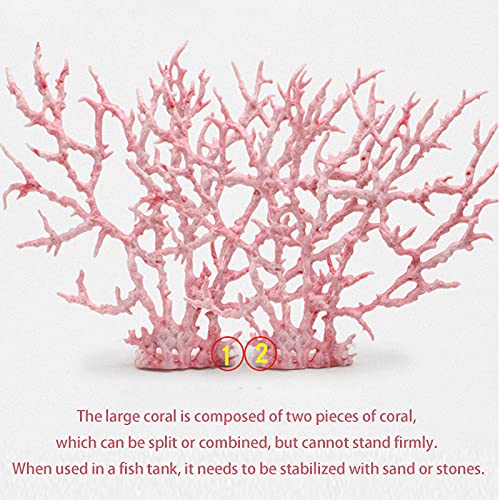 Image of Besimple Artificial Aquarium Coral Ornament Decor Plastic Fish Tank Plants Decoration for Aquarium Landscape