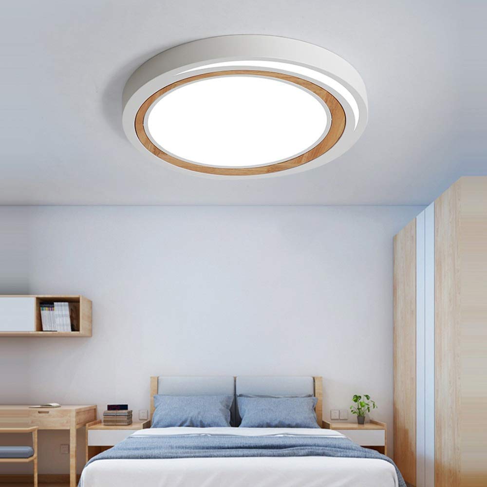 Lampa wisząca,Cienka lampa LED, nowoczesne drewniane oświetlenie sufitowe, salon sypialnia akrylowa lampa sufitowa z litego drewna