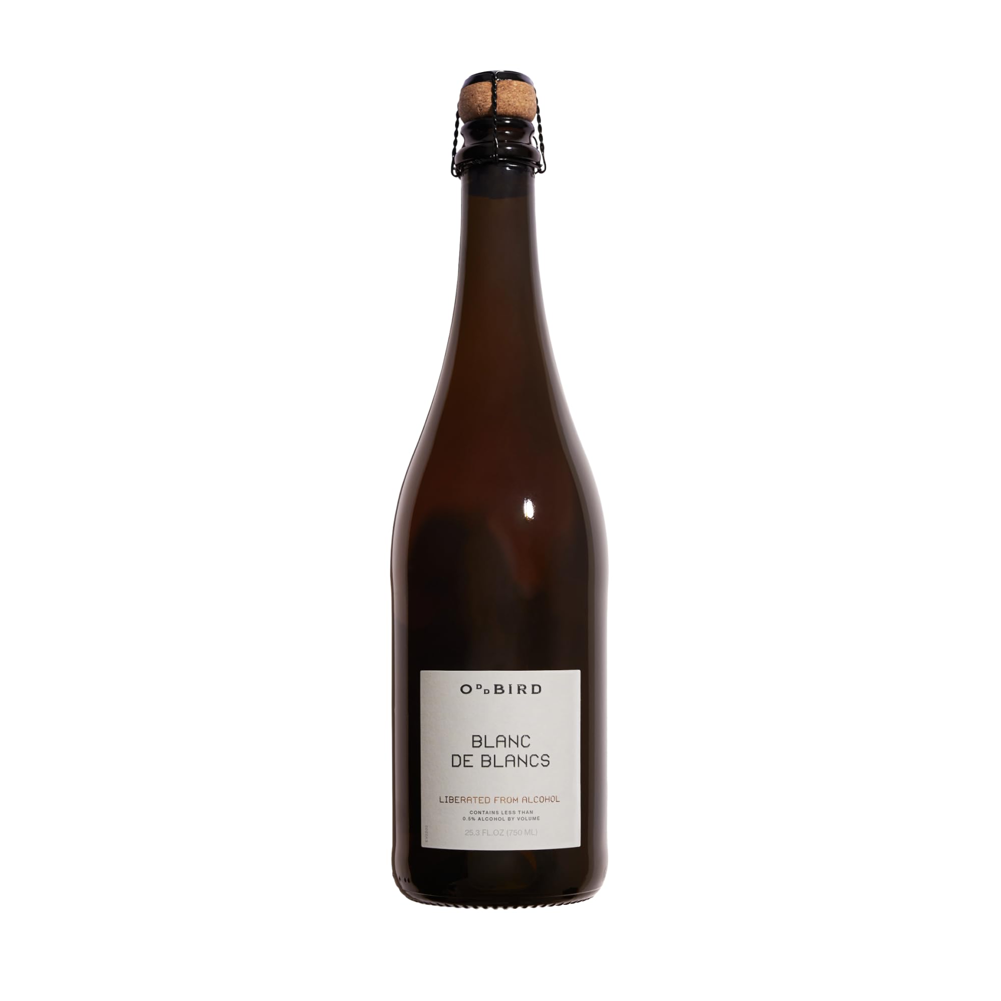 Oddbird Blancs De Blanc │ 100% Sparkling Chardonnay Wine │ Non-Alcoholic │ 0% │ 750ml