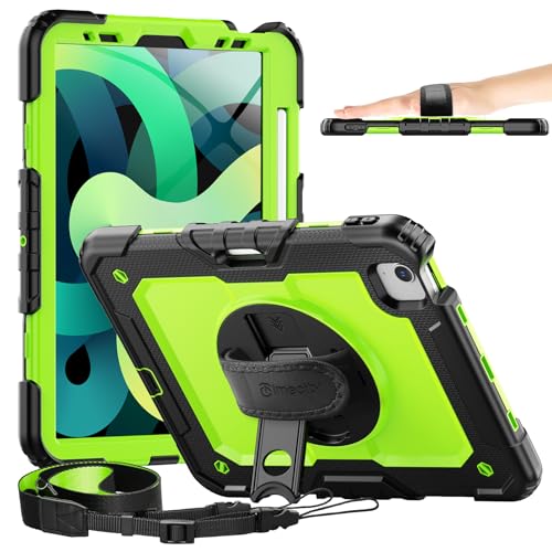 Coque iPad Air 5 / 4 antichoc verte idéale pour le travail nomade et les enfants