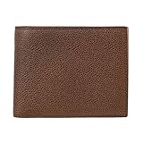 (ミラグロ)Milagro 英国C.F.Stead社製レザー・二つ折り財布 小銭入れ付き 英国製レザー メンズ 財布 CA-W-629 (ダークブラウン)