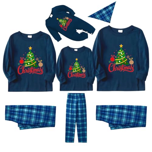 Christmas Pajamas for Family Christmas Family Pjs Matching Set With Pocket