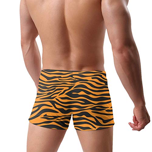 Tiger Stripes Men Swimwear Swimsuits Surf Board Boxer Shorts Trunks4