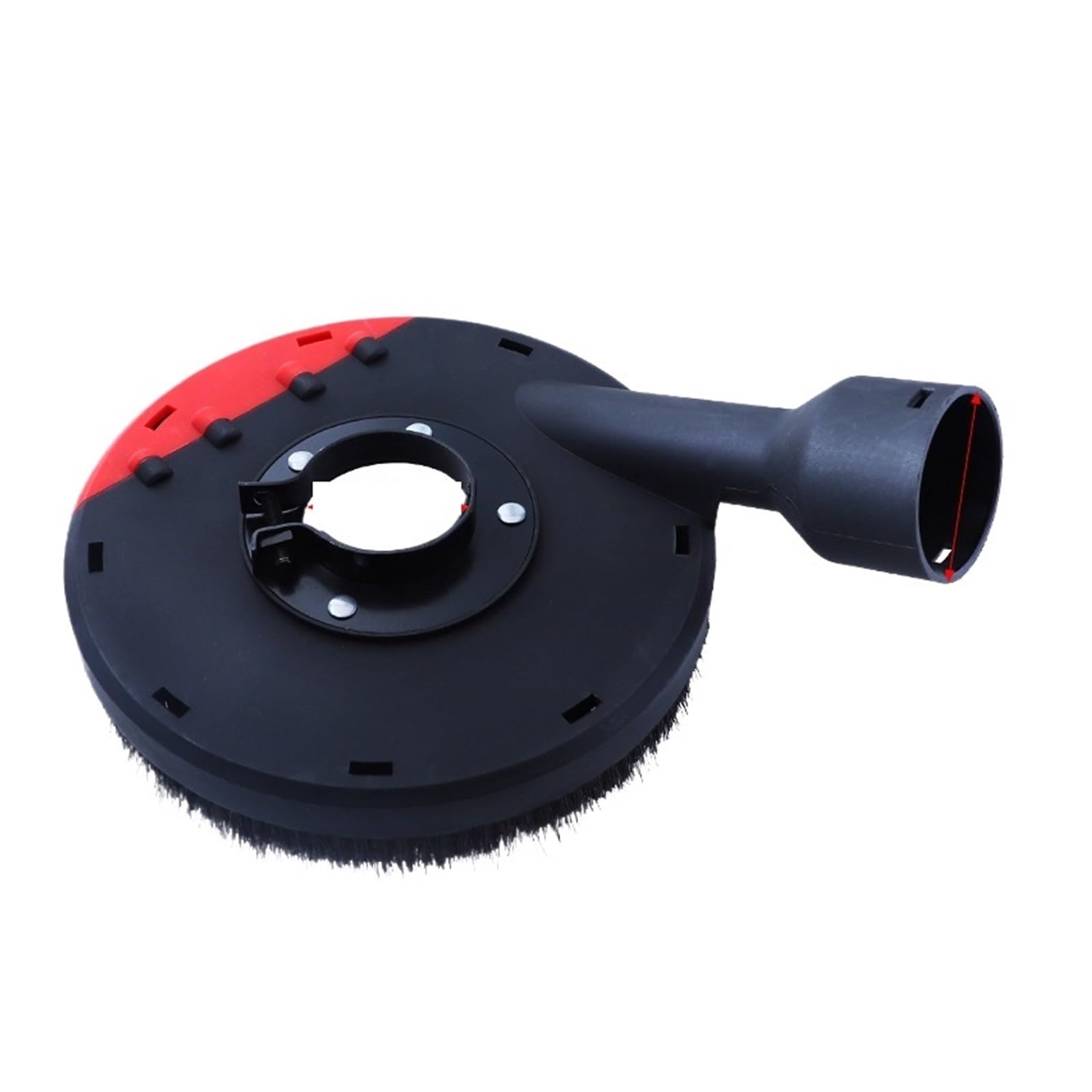 Zklgs 180Mm Grinder Dust Shroud, 140/180Model Angle Grinder Dust Shroud For Concrete Stone Dust Collection Universal Surface Grinding Dust Shroud(180Mm)