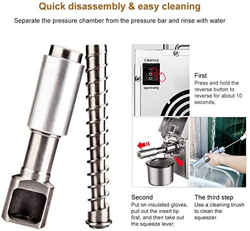 CGOLDENWALL Automatische Ölpresse Maschine mit Intelligenter Temperaturregelung Ölgewinnung bis zu 55% Muttern Samen… – Bild 3