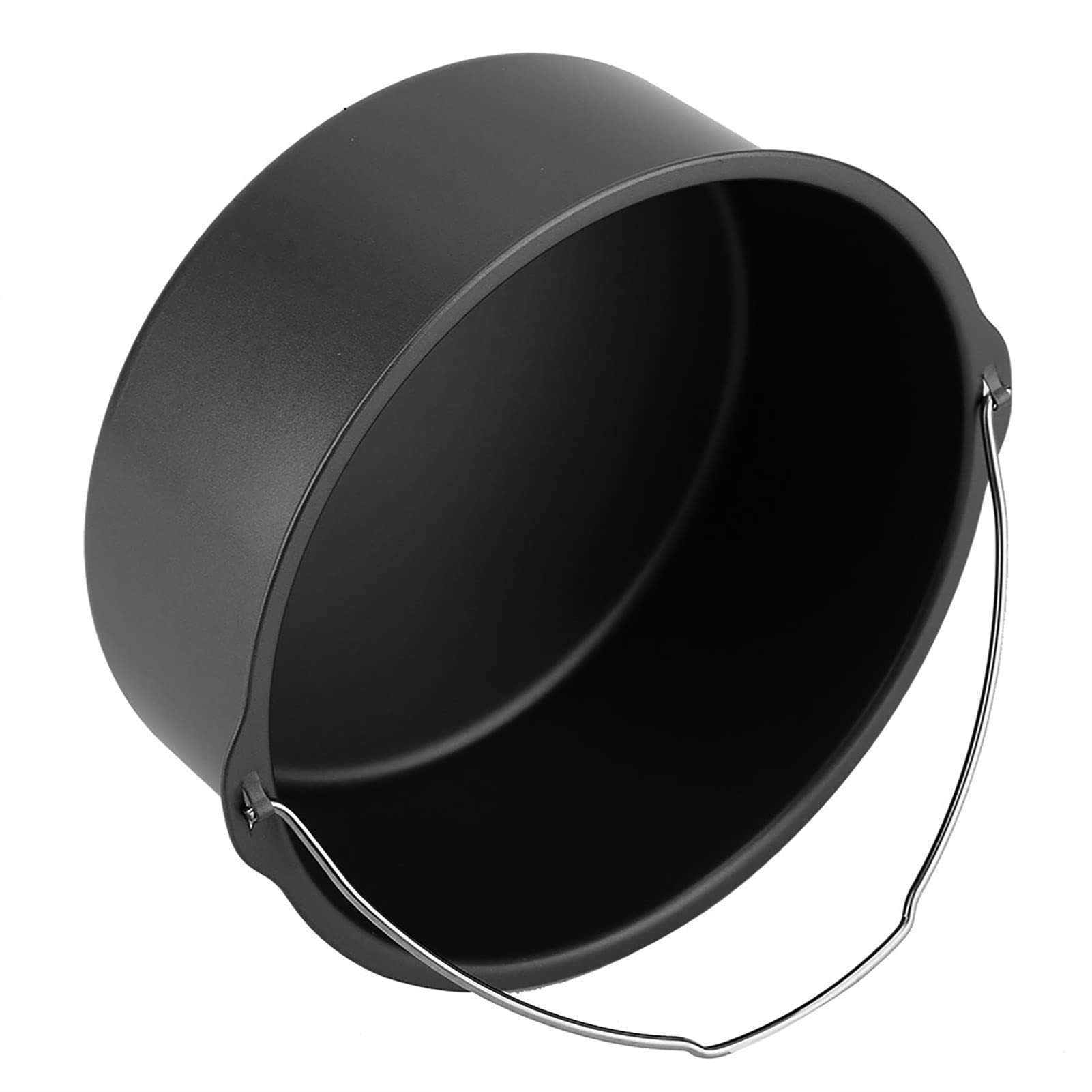 Juego de accesorios multifuncionales para freidora de aire de 8 pulgadas, 3 en 1, compatible con Gowise Cozyna; incluye recipiente para pasteles, bandeja para pizza y (Negra)