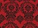 Taffeta Flocking Damask Red 58 Inch Wide Fabric By the Yard (F.E.®)