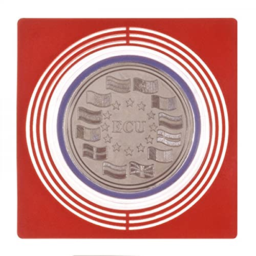 Bandejas para monedas grandes Lindner 2237 para organizar tu colección roja