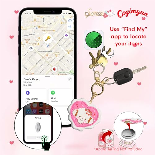 Image of Sonix Keychain Case Compatible with Apple AirTag (Cogimyun)