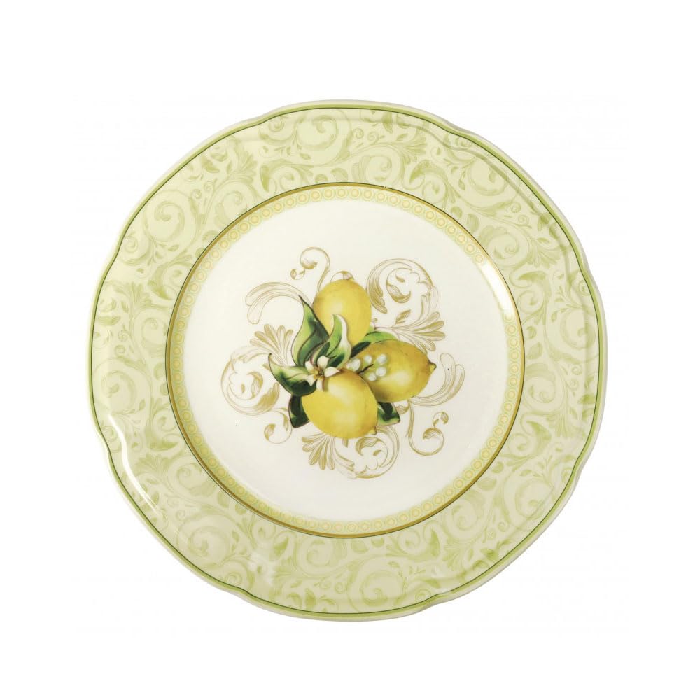 BRANDANI 18 pièces de table citron