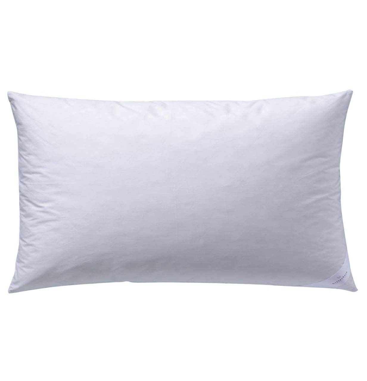 billerbeck Kopfkissen S20 - Kissen in 40 x 80 cm – Faserkissen mit weicher Stützkraft - FLOCKIS-Faserbällchen, 100 % Polyester, Weiß