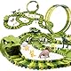 CELMAN Dinosaurier Spielzeug - Flexibles Rennbahn mit viele Teilen und Geländewagen, Autorennbahn Spielset für Kinder ab 3 4 5 6 7 8 Jahren Komplettset Geschenk (D-260)