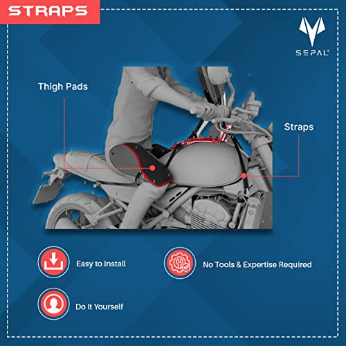 Image of All Weather Protection Shield for Riders and Bikers | 5 MIN Installation | AERODYNAMIC Design | FITS ANYTYPE of Motorcycle