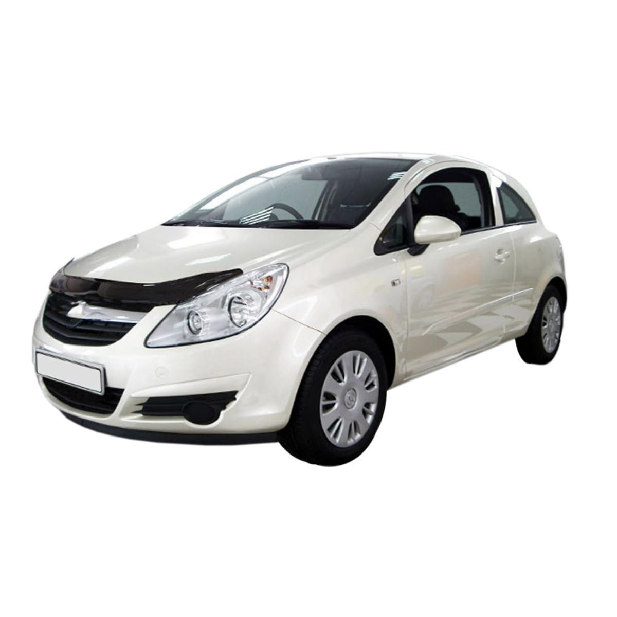 SCOUTT Bra de Capot Déflecteur de Protection pour Opel Corsa D 2006-2014, Aérodynamique, Assemblage Facile, Aucun Perçage Requis