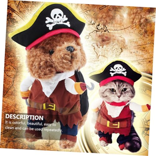 Disfraz Pirata para Perro Halloween Talla S miniatura 4