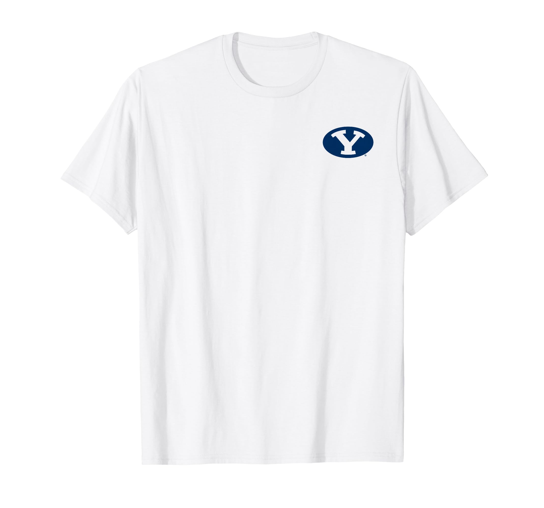 BYU Cougars Left Chest Icon White Officially Licensed T-Shirt