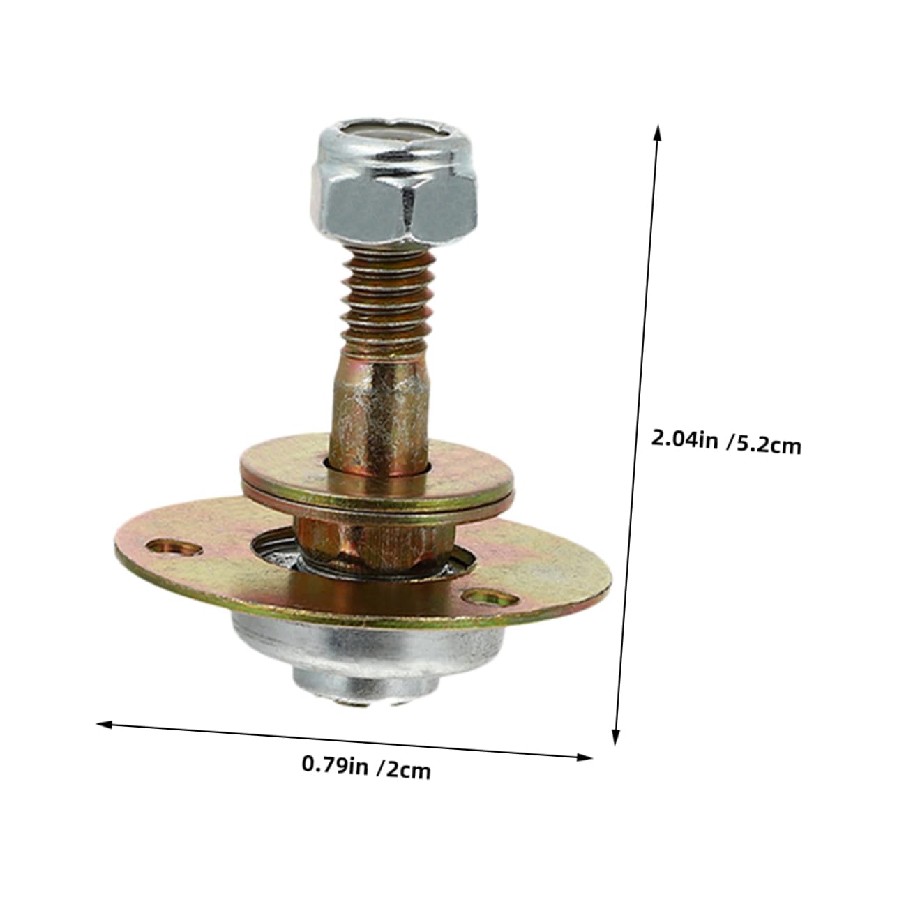 SOLUSTRE 10 Piezas De Rodamientos Mecánicos M8x45mm Para Mecedoras, Herrajes De Soporte Para Muebles, Accesorios De Reparación Para Movimiento Suave y Duradero