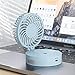 Mini Ventilador Agua plegable portátil Agua eléctrica recargable recargable mini ventilador refrigerador de aire acondicionado humidificador para circulación de aire exterior Mini fan Ventilador Porta