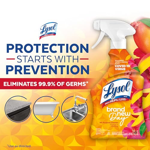 LYSOL Foaming Bathroom Cleaner & Disinfectant Spray, Mango Scent, 32 oz - image 5