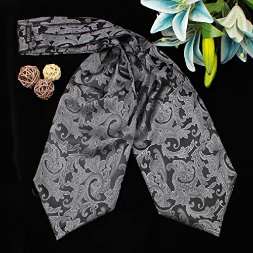 Image of Peluche Stunning Alley Black Cravat for Men