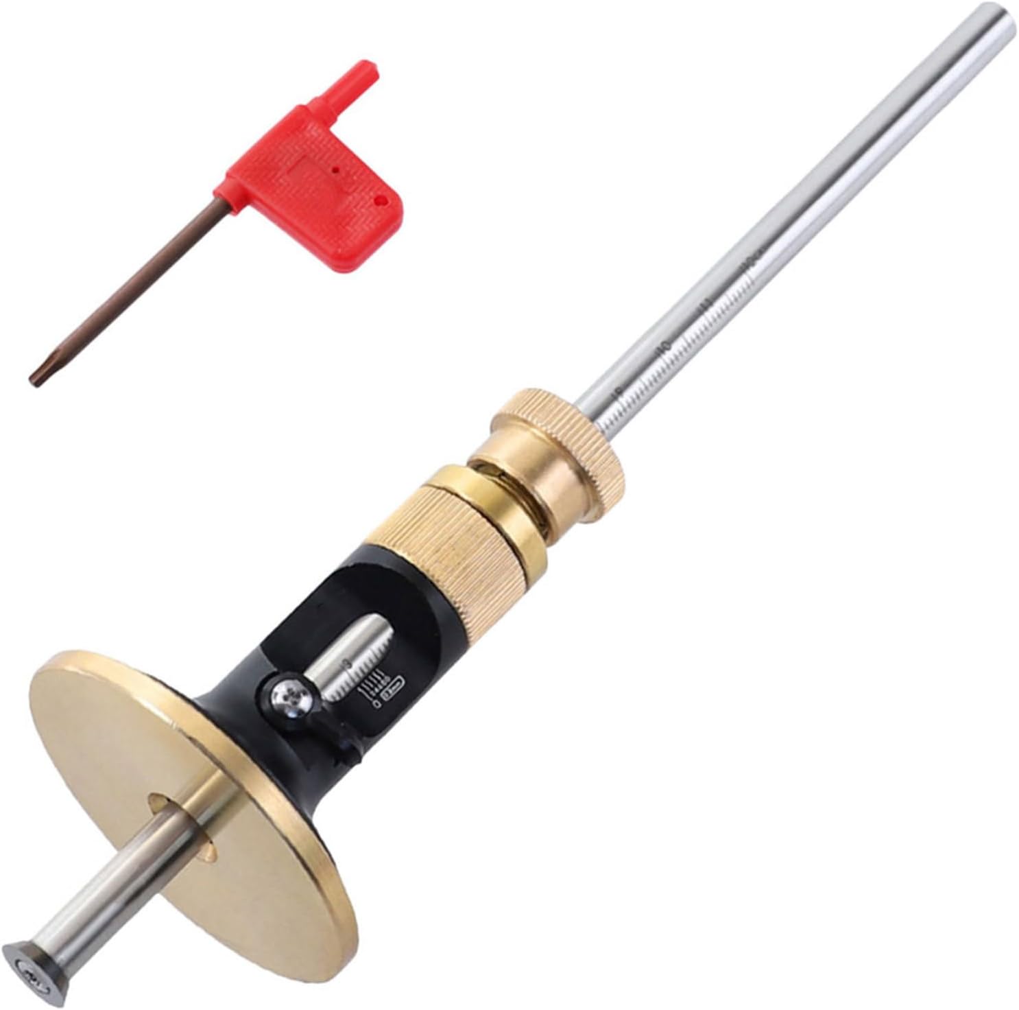 NOLITOY European Carpenter Marking Gauge with Carbide Blade, Fine-Tuning Woodworking Scriber Tool for Parallel Line Drawing, Precision Layout Device for Woodworkers and Carpenters