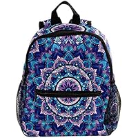 Lindo mini pack mochila ligera vintage mandala boho, Multicolor