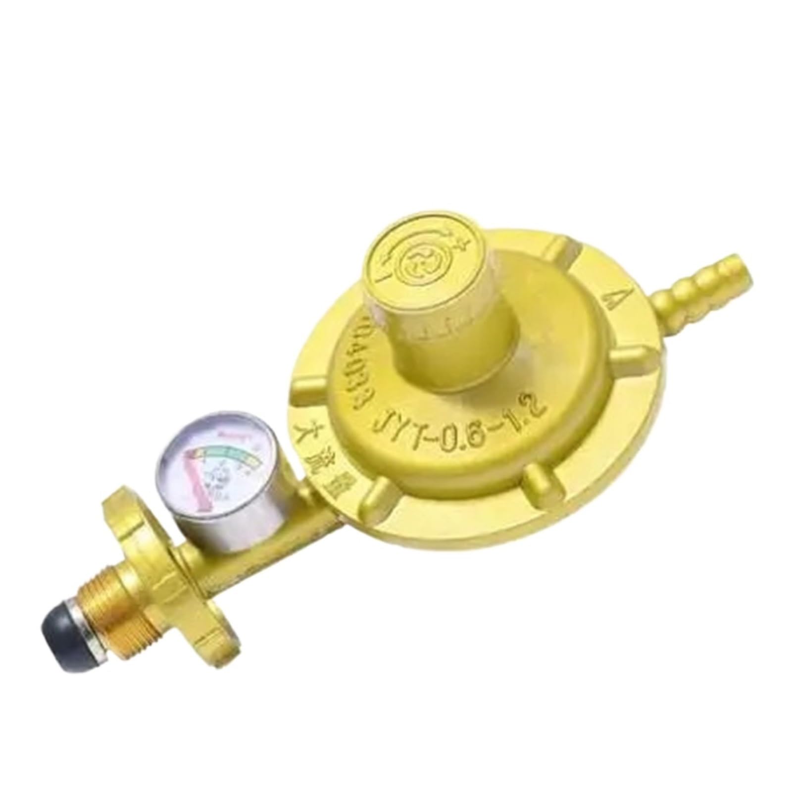 Trgyjgkf One Color For Household Liquefied Petroleum Gas Pressure Reducing Valve Explosion-Proof Stove Water Heater Adjustable Belt Meter(Green-1)