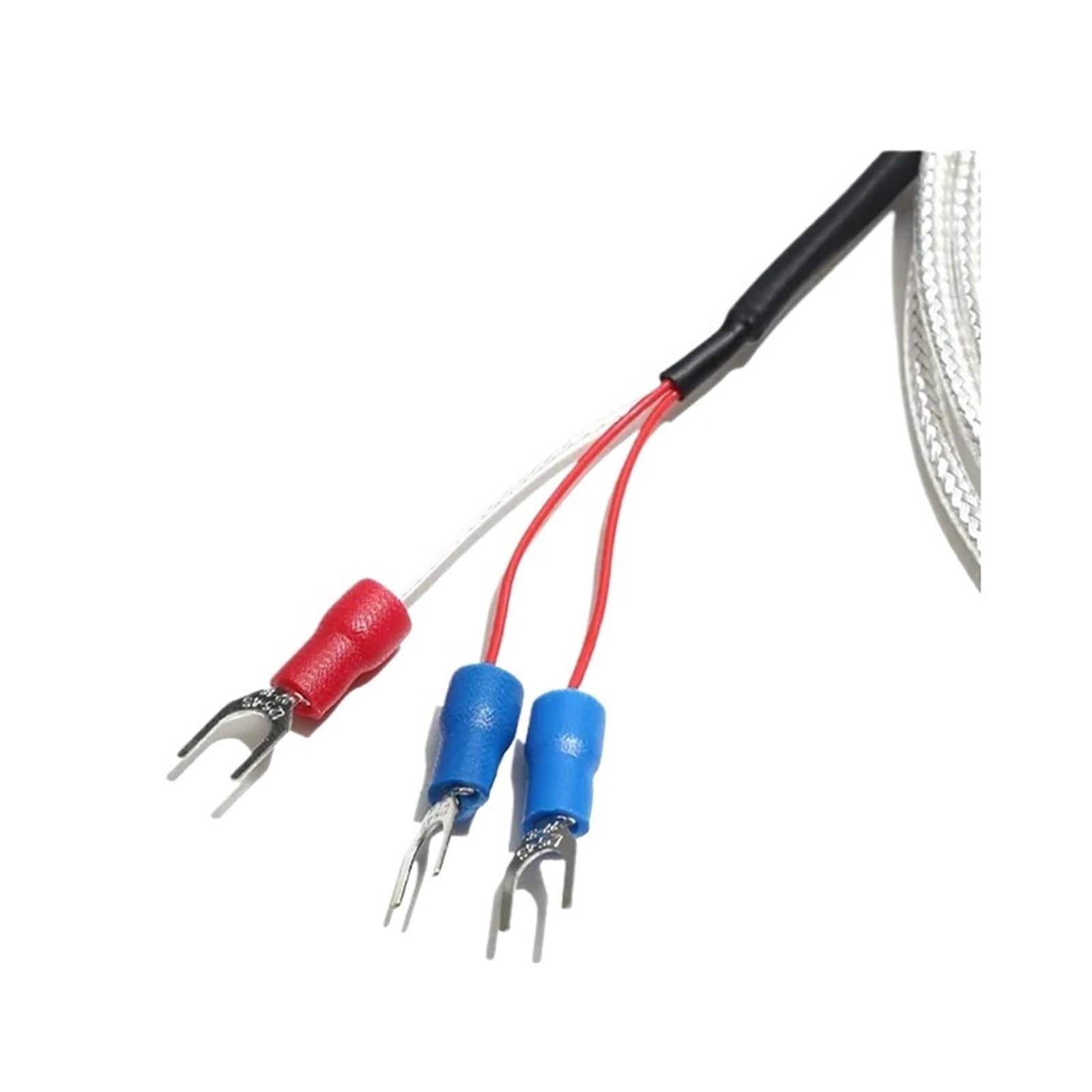 Termistor de sonda de medición de temperatura PT100 termopar 4x30MM con conector de 3 terminales Cable PTFE 1M 2M 3 4 5M(5M Cable Length,B Level 0.3mm)