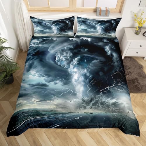 Feelyou Tornado Comforter Cover Full Size for Children Kids Boys Girls