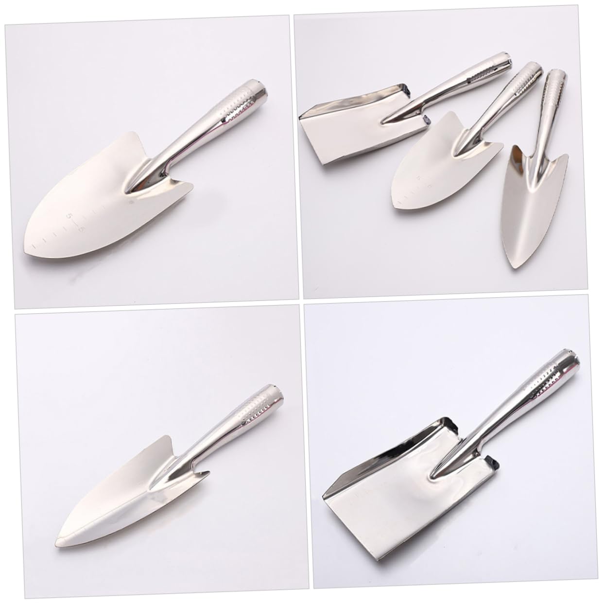 UPKOCH 3 Set Palette Per Giardinaggio Inossidabile Utensili Multifunzionali Per Estirpare E Smuovere Per Appassionati Giardinaggio 3 Pezzi * 3