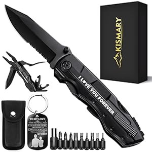 KISMARY Gifts for Boyfriend Husband Him,Multitool Knife I LOVE YOU,Christmas Anniversary Valentines Day Gifts for Him…