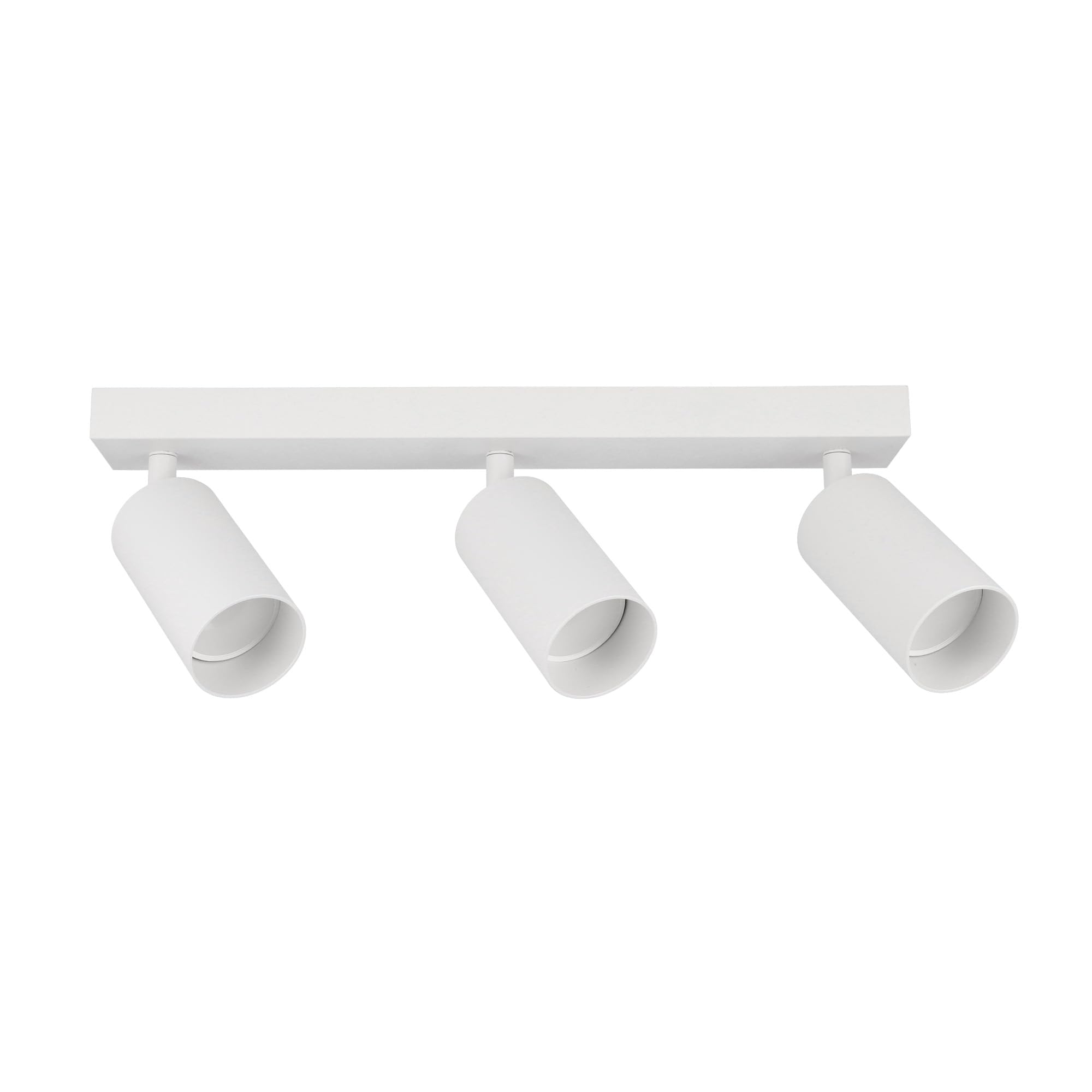 EDO Deckenstrahler GU10 MALGA, 3 Flammig, Deckenlampe Weiß, Drehbar Spotbalken, Deckenleuchte Schwenkbar, Wandlampe Innen, Wandstrahler, Spot, Downlight, Lampe für Schlafzimmer, Küche, Wohnzimmer