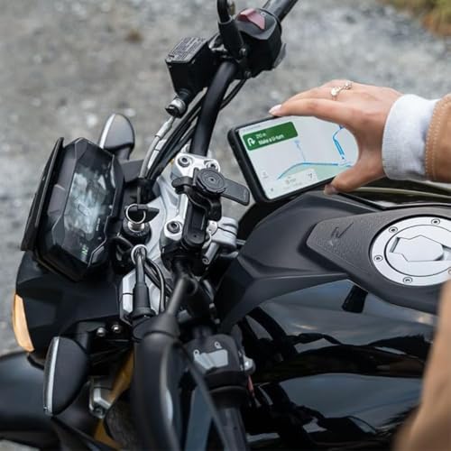 Image of 8-Piece Anti Vibration Mobile Holder for Bikes, Black