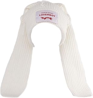 Skullies Beanie Long Ear Hat Crochet Knitted Cute Bunny Hat Rabbit Drop Shipping