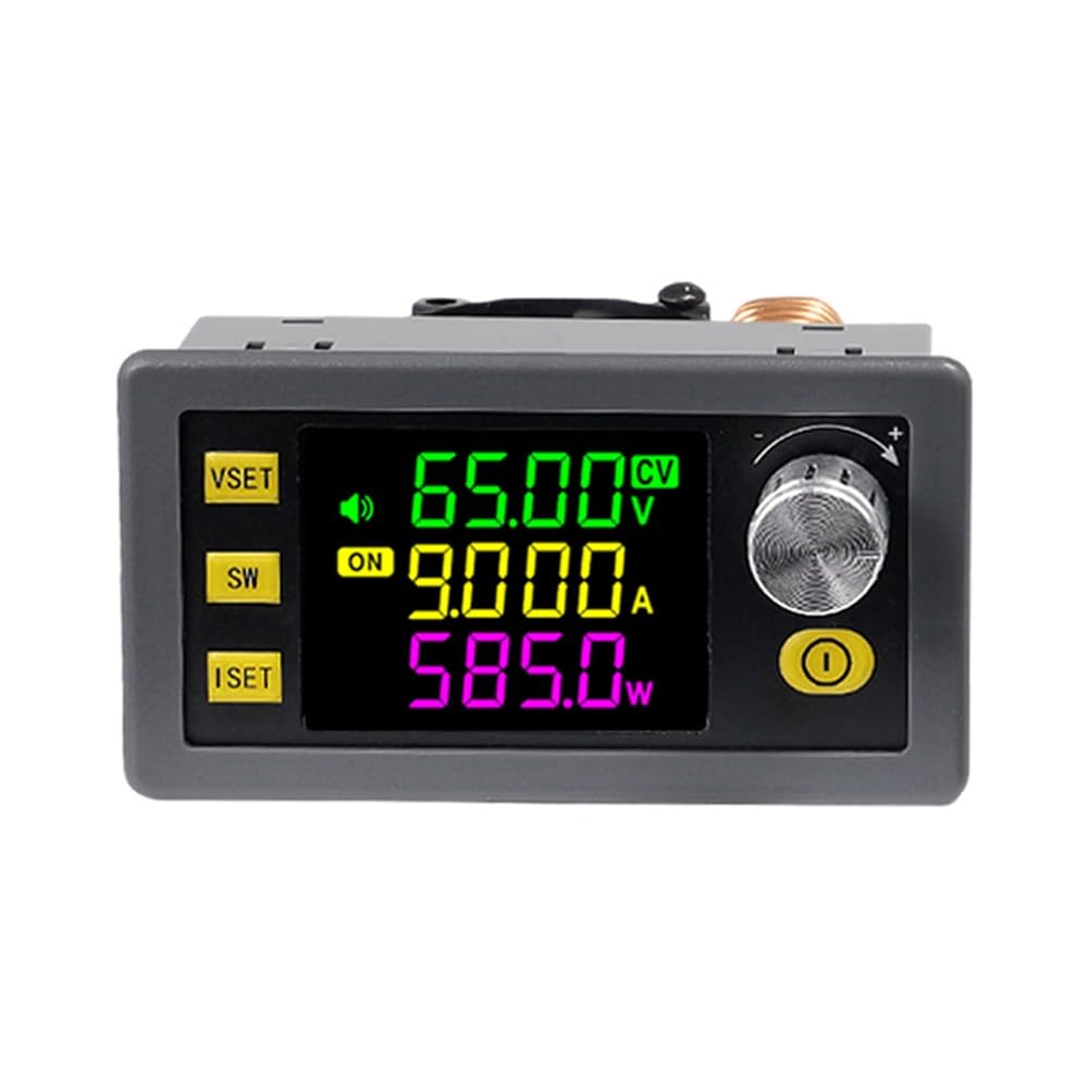 Produktbild von Breeshy XY6509 DC Buck-Boost Wandler – 12-72V Eingang, 0-65V / 9A Ausgang, 585W, MPPT, LCD, Einstellbare Schutzfunktionen – Für Solar & DIY