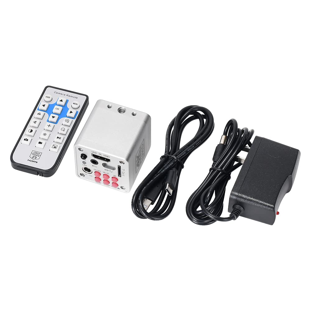 HAYEAR Sensor IMX334 de 1/1.8 pulgadas Cámara 4K Cámara HDMI industrial USB tipo C Cámara de microscopio digital 1/125 Tiempo de exposición de alta velocidad para reparación de PCB de placa madre