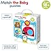 Banana Panda Match The Baby Toddler Puzzles and Matching Activity - Set includes 12 Large 2-Piece Beginner Puzzles with Round Elements to Mix and Match - for kids ages 18 months and up