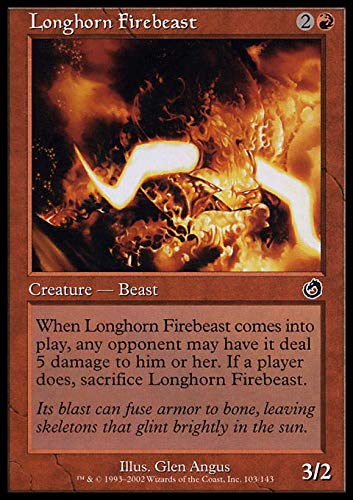 Magic: the Gathering - Longhorn Firebeast - Torment - Foil