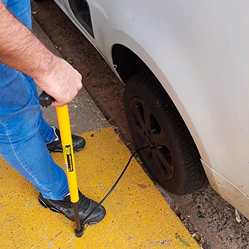 Bomba de Ar Manual para Piscina Pneu Bicicleta Moto Colchão