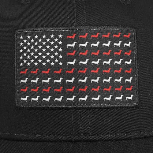 Image of Dachshund Baseball Cap for Dachshund Lovers,Baseball Hats for Men Women Black