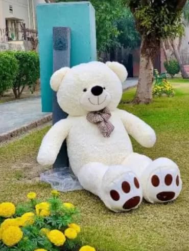Teddy Bear, Soft Toys 7 Feet Big Large Teddy Bear for Girls, Birthday Gift for Girls, Birthday Gift, Boyfriend, Husband, Wedding, for Couple Special (White, 7 Feet)