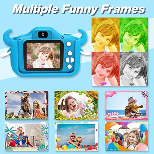 image for Goopow Kids Camera Toys for 3-8 Year Old Girls Boys,Children Digital V