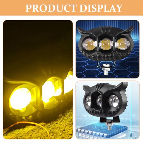 Foco LED para motocicleta de plástico resistente y diseño compacto 7