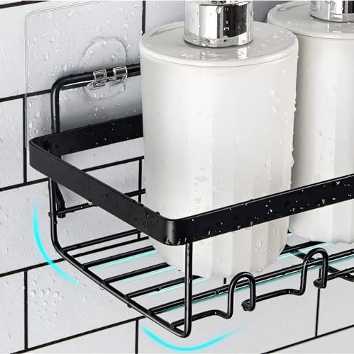 Moforoco Store Moforoco Bathroom Organiser Without Drill, Pack of 2, - Image 5