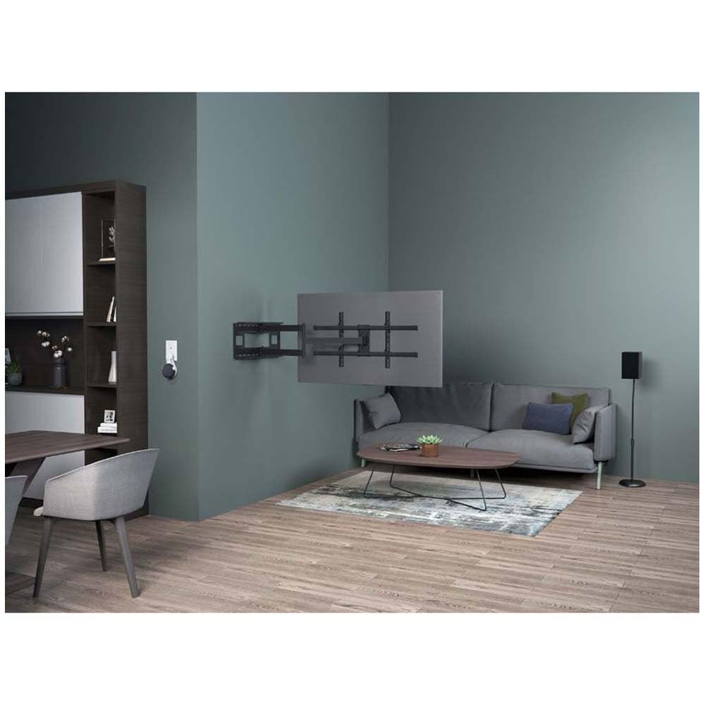Equip 650327 - Soporte de Pared para televisor (inclinable y Giratorio, 2,03 m, 43 a 80 Pulgadas), Color Negro