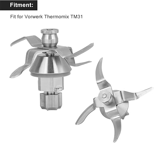 Miniatura 2 de Garosa Cuchillas de repuesto para licuadora de acero inoxidable para TM31, piezas de repuesto duraderas compatibles con mezcladoras Vitamix