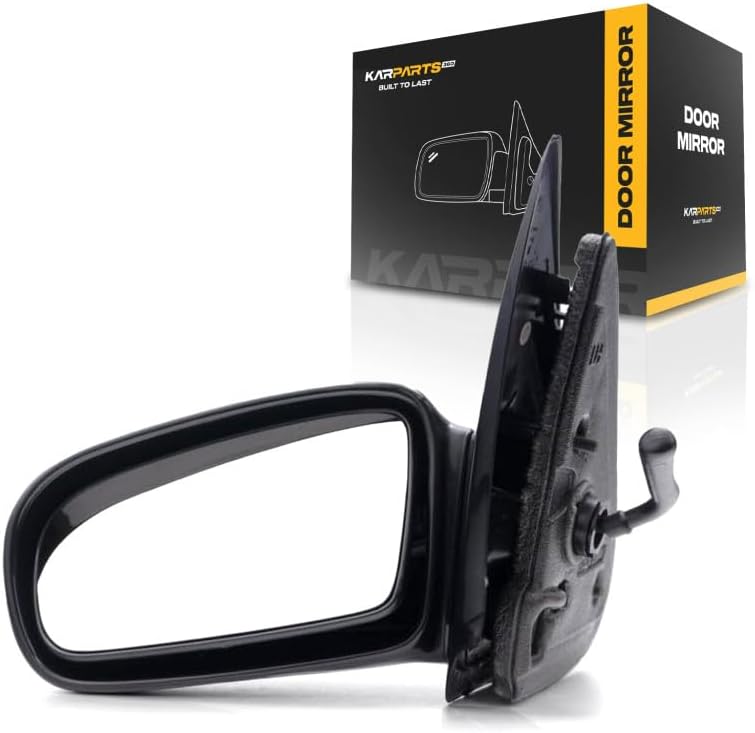 For Chevy Cavalier 1995 96 97 98 99 00 01 02 03 04 2005 Door Mirror Driver Side | Manual | Remote | Paint to Match | Sedan | Replacement For 10362467 | GM1320168